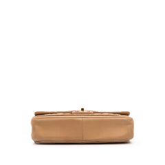 Medium Bicolor Calfskin Graphic Flap
