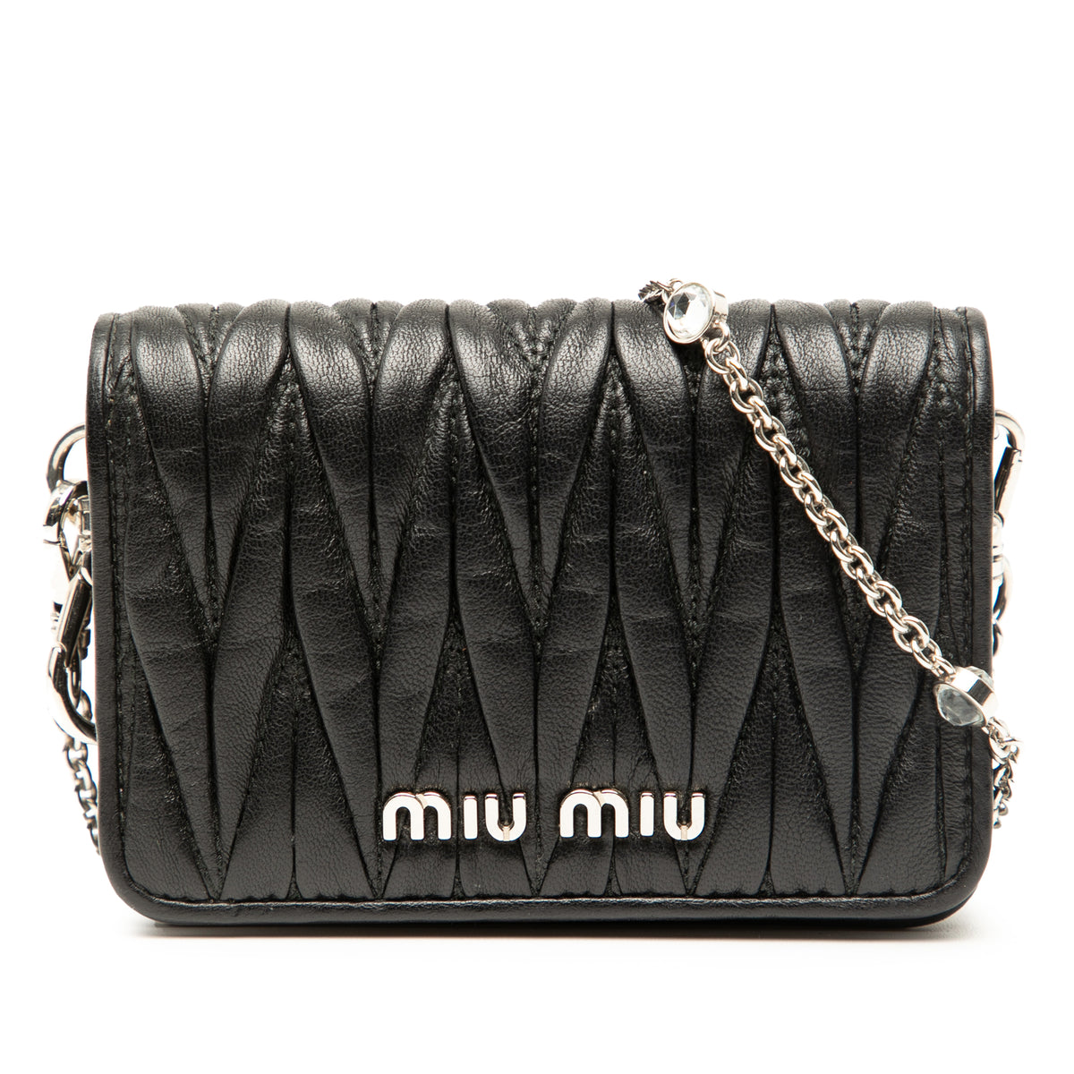 Mini Matelasse Nappa Miu Delice Crossbody
