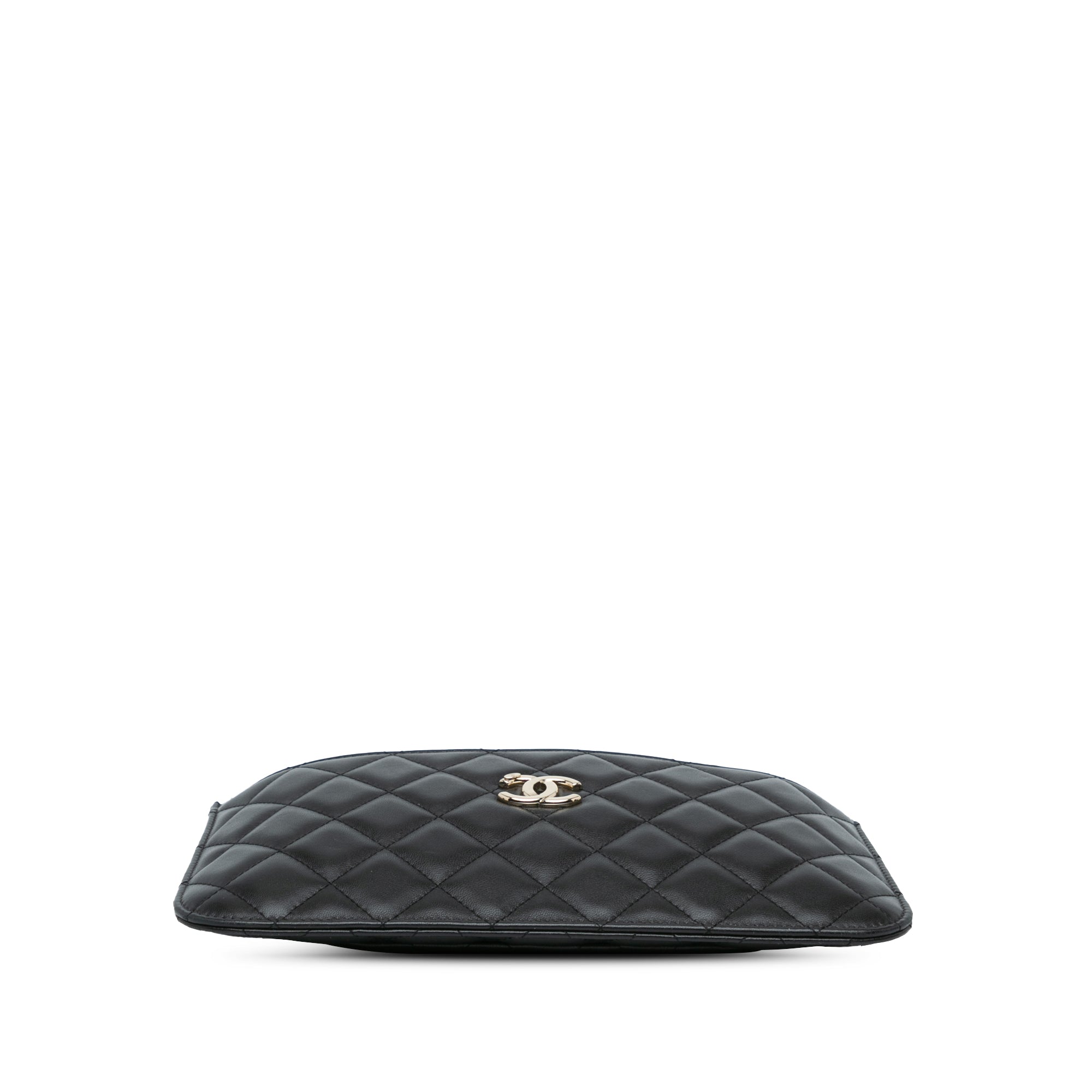 Quilted Lambskin Bag in a Bag Clutch Set Crossbody