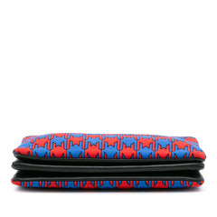 Large Houndstooth Cotton Trio Crossbody