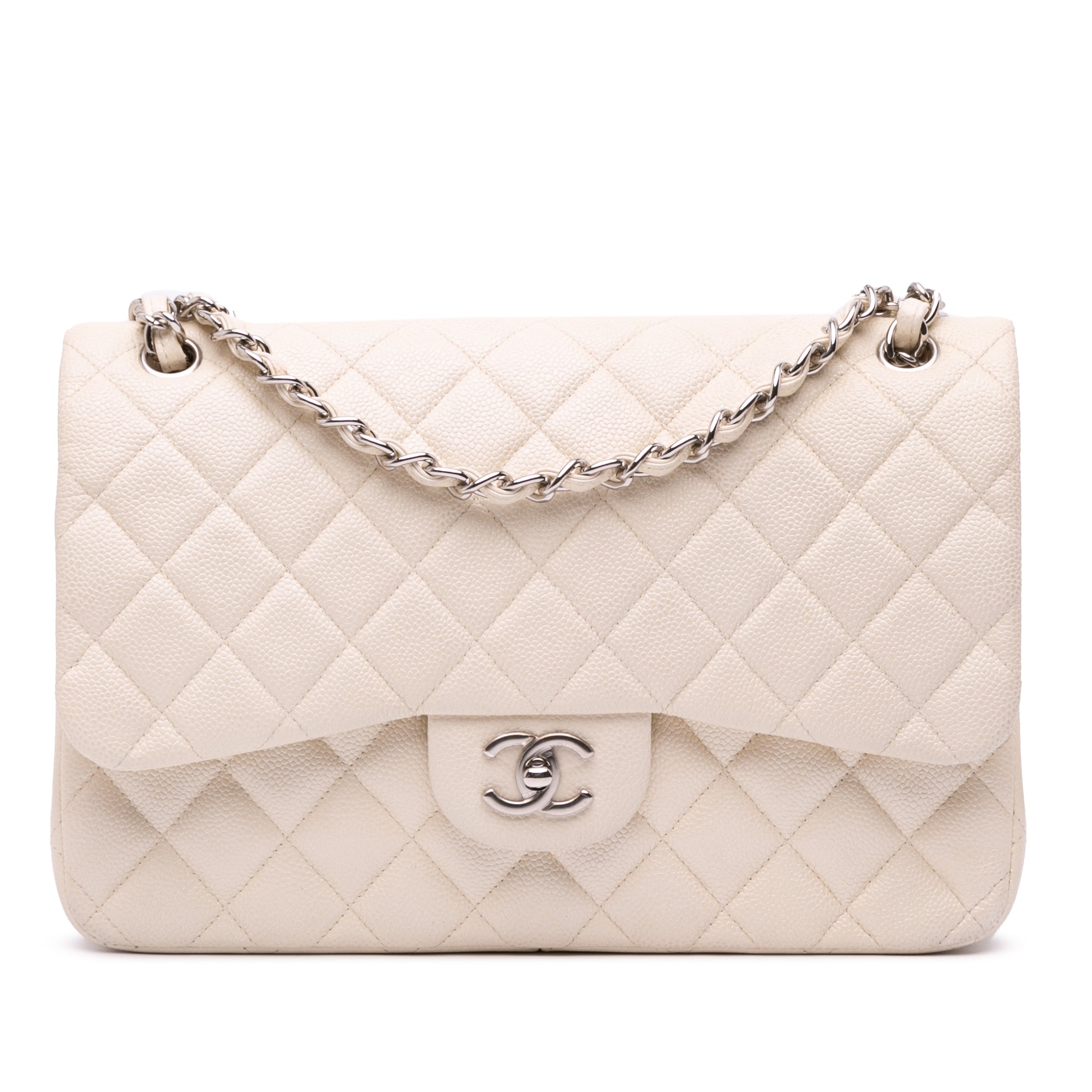 Jumbo Classic Caviar Double Flap