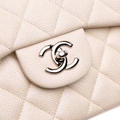 Jumbo Classic Caviar Double Flap