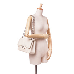 Jumbo Classic Caviar Double Flap