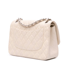 Jumbo Classic Caviar Double Flap