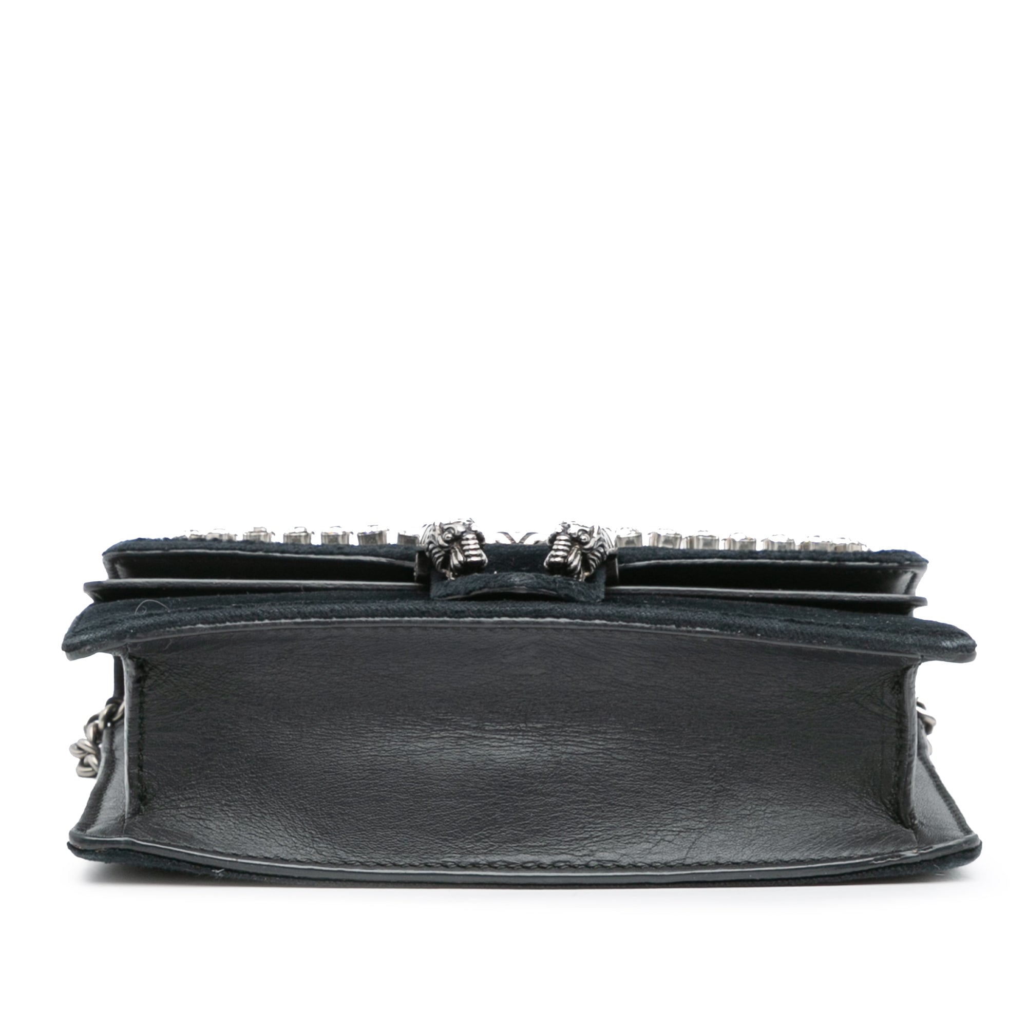 Mini Crystal Embellished Velvet Dionysus Crossbody