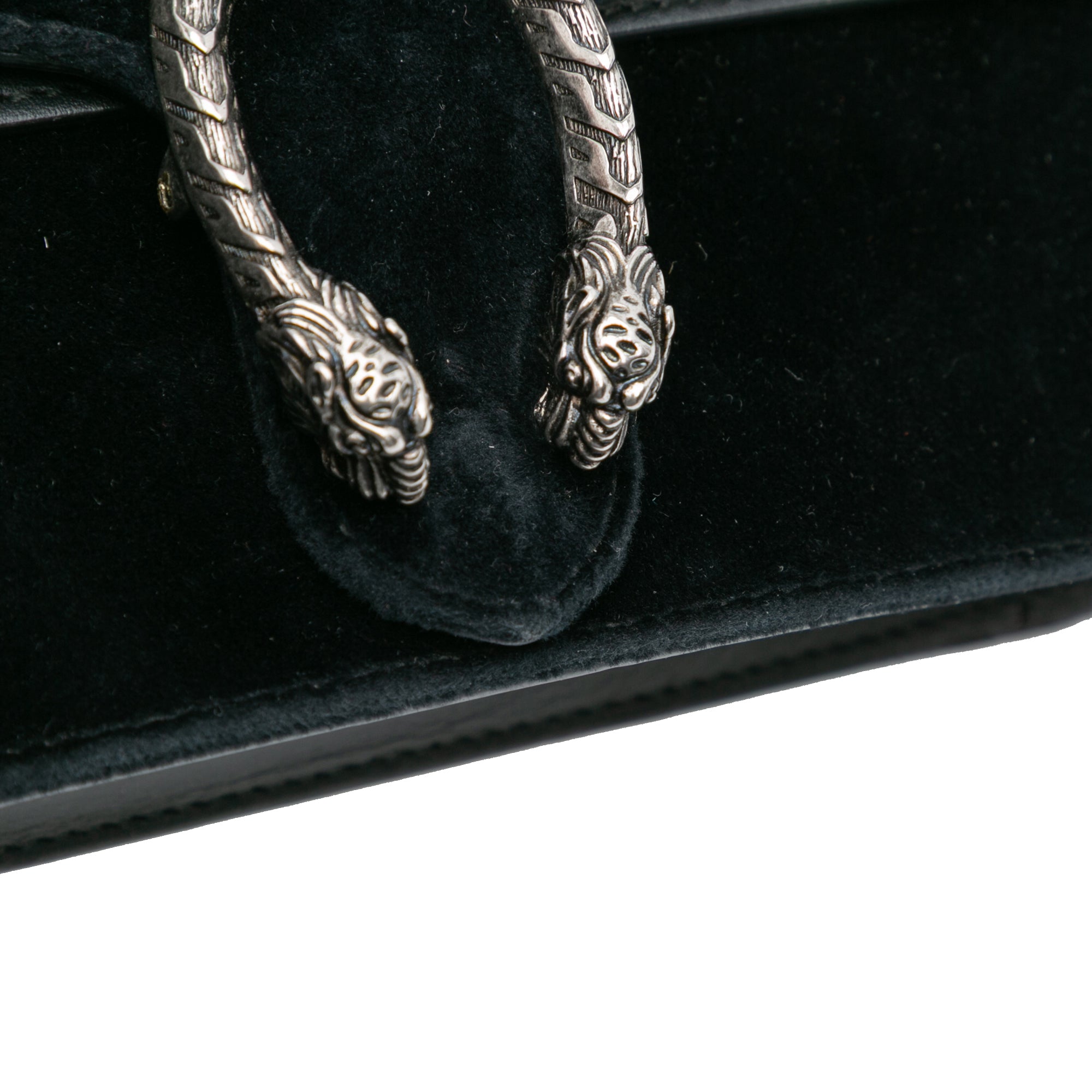 Mini Crystal Embellished Velvet Dionysus Crossbody