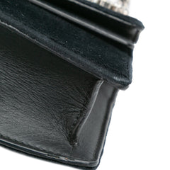 Mini Crystal Embellished Velvet Dionysus Crossbody