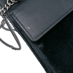 Mini Crystal Embellished Velvet Dionysus Crossbody