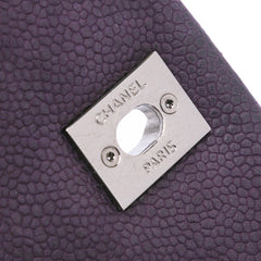 Quilted Iridescent Caviar Lady Pearly Flap
