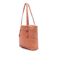 Mini Nappa Intrecciato Shopper Tote