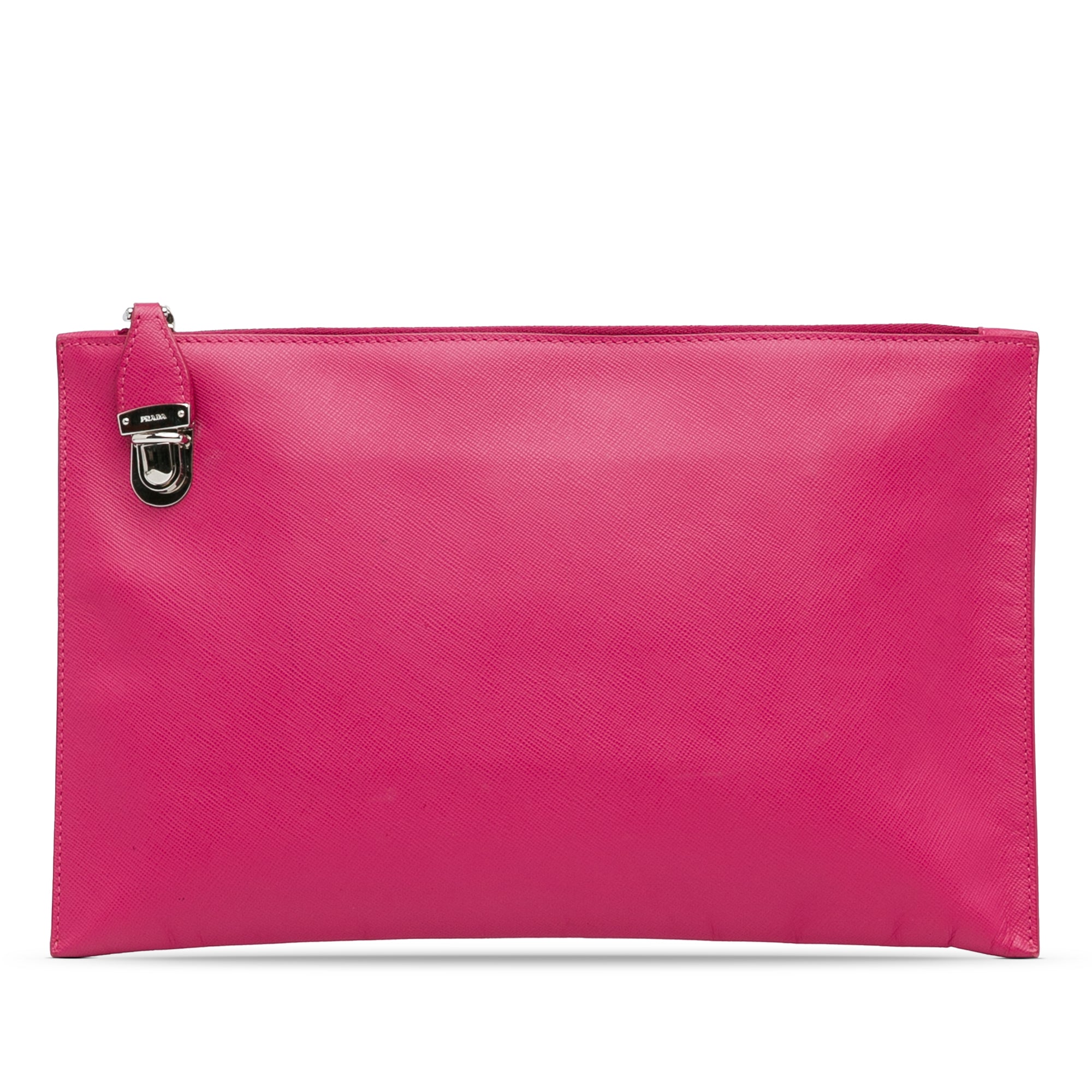 Saffiano Lux Zip Clutch_0