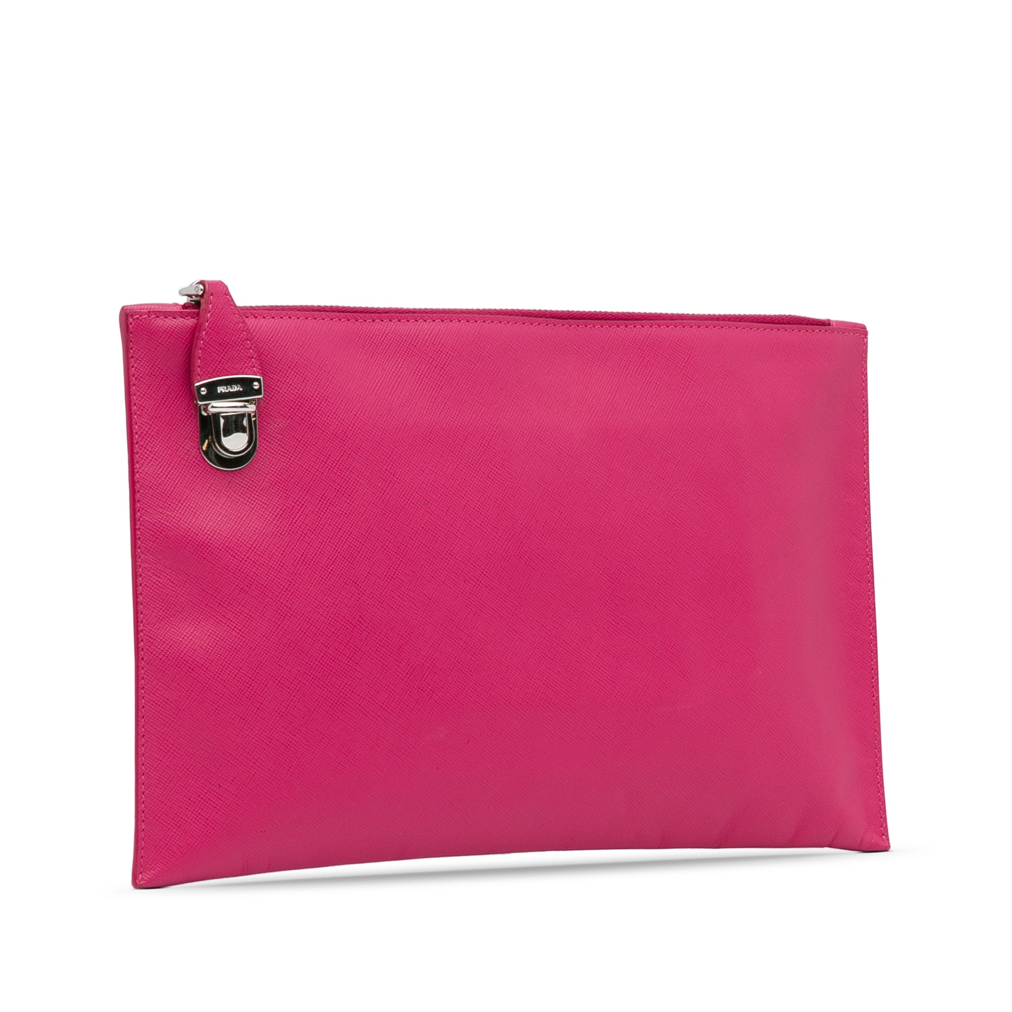 Saffiano Lux Zip Clutch_1