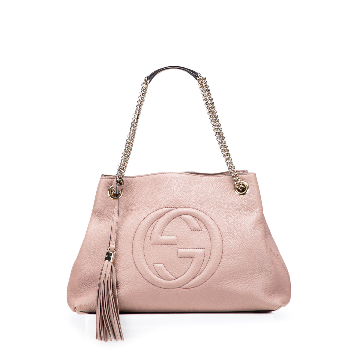 Medium Leather Soho Chain Tote