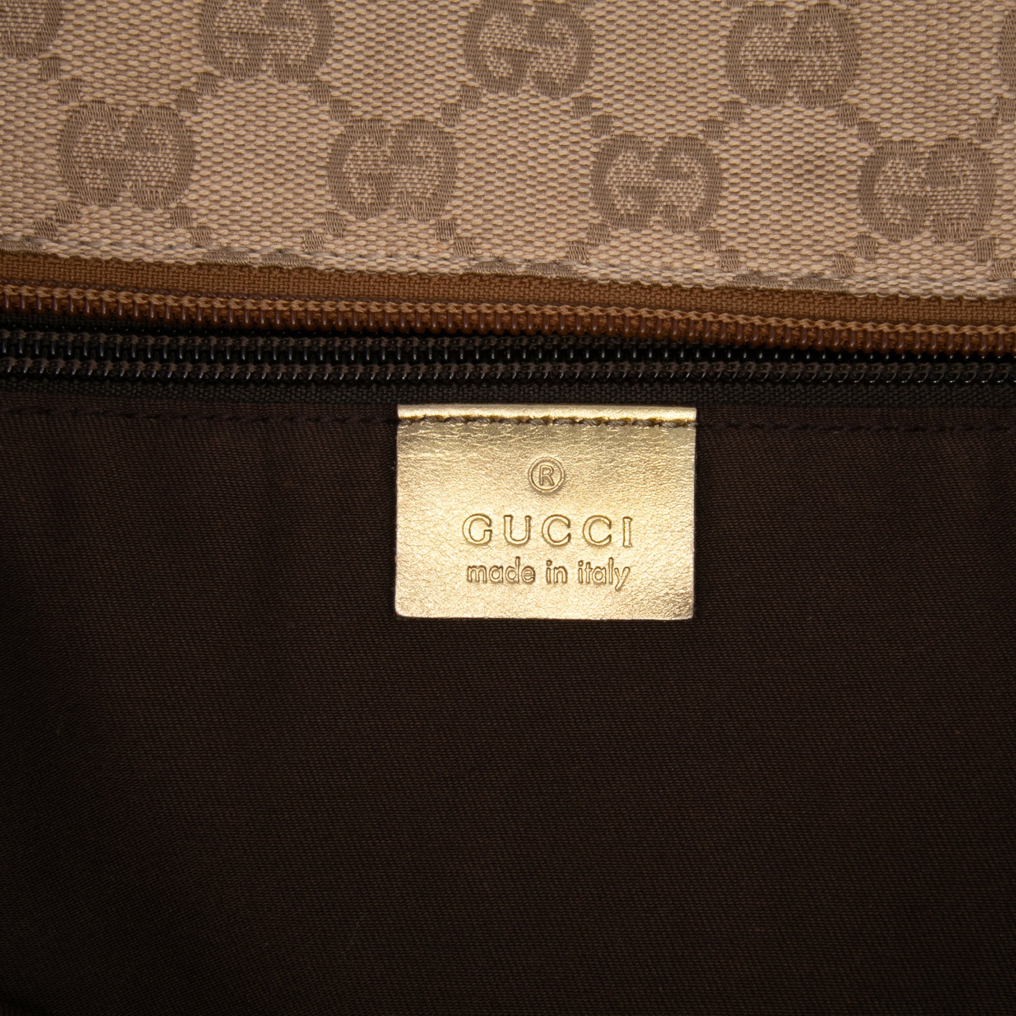 GG Canvas Web Tote 