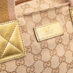 GG Canvas Web Tote 