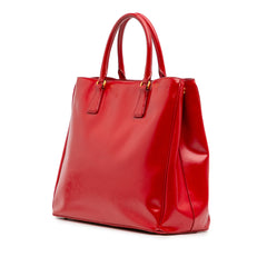 Large Saffiano Vernice Galleria Satchel