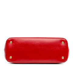 Large Saffiano Vernice Galleria Satchel