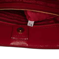 Large Saffiano Vernice Galleria Satchel