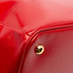 Large Saffiano Vernice Galleria Satchel