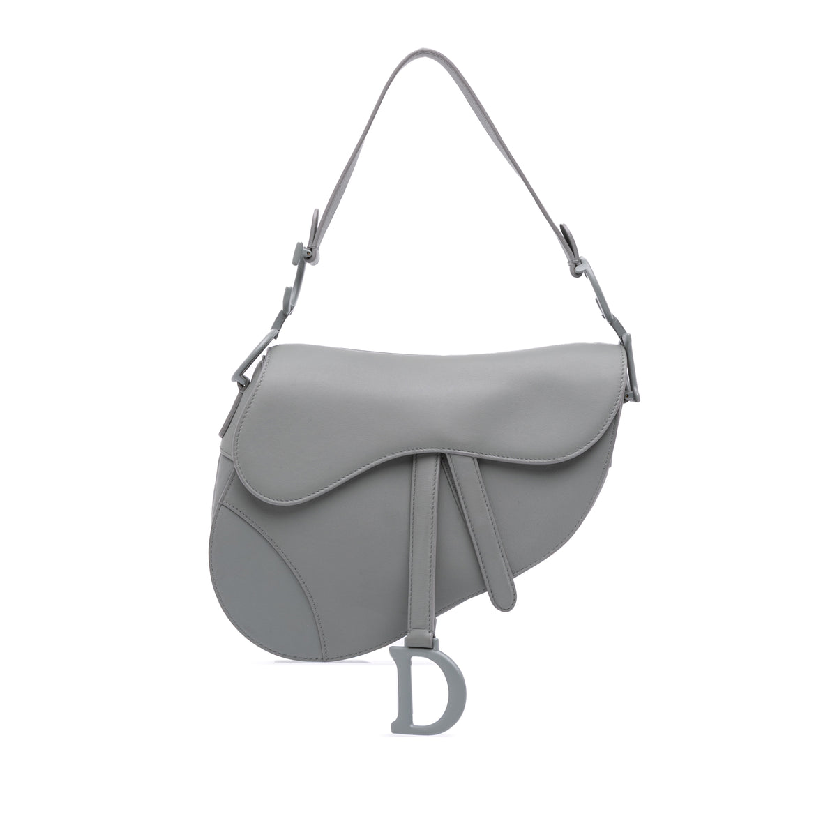 Ultra Matte Calfskin Saddle Bag