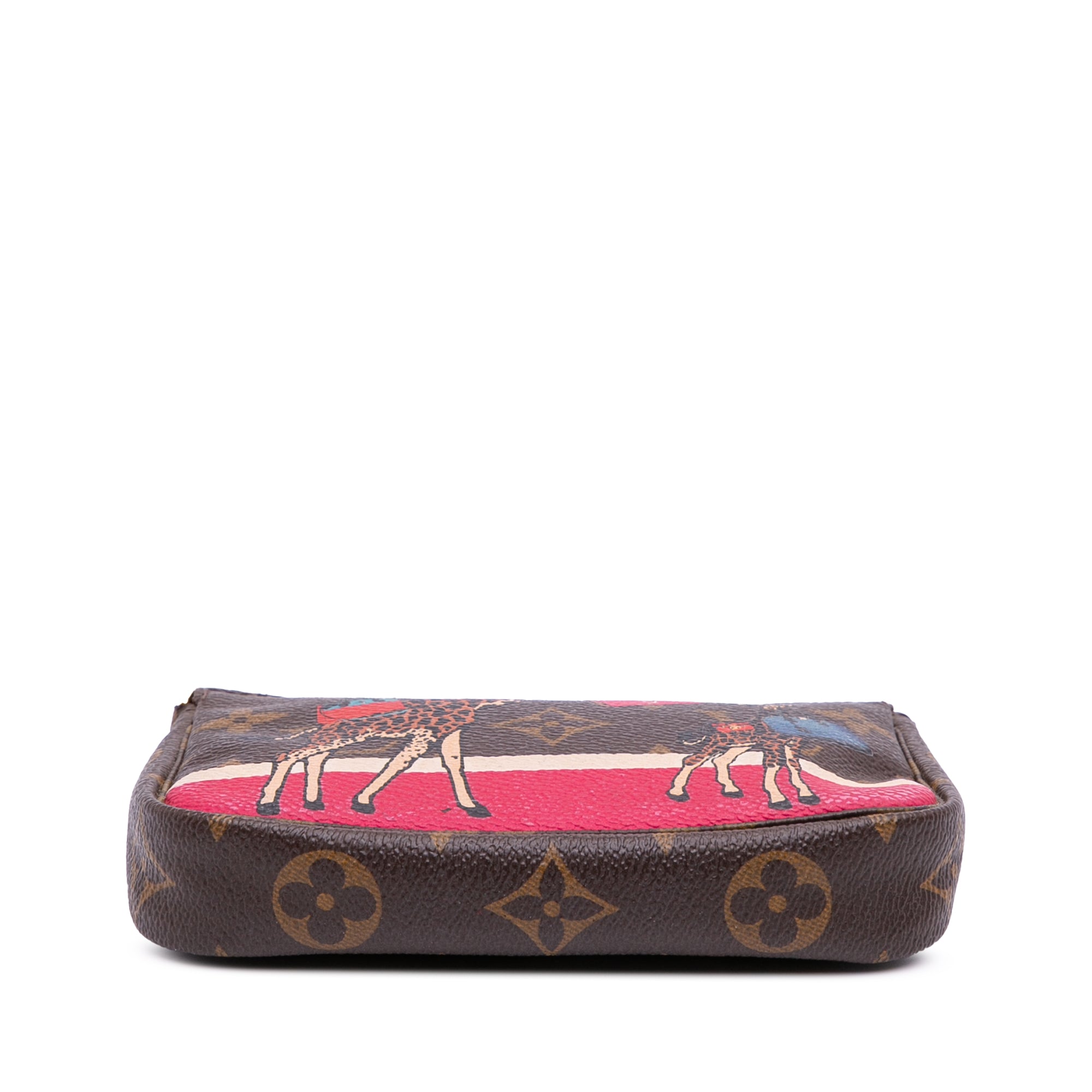 Monogram Giraffe Christmas Mini Pochette Accessoires
