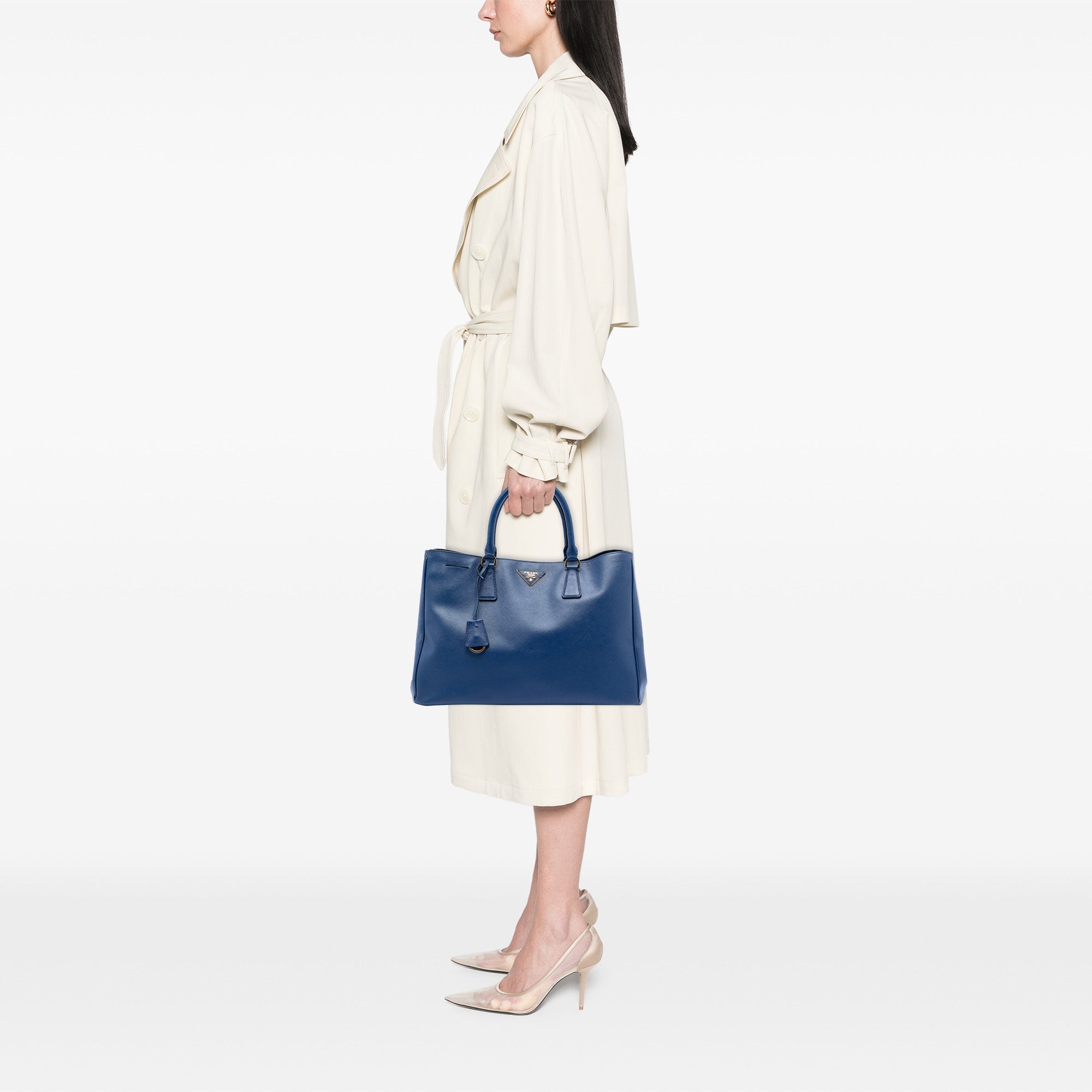 Large Saffiano Lux Galleria Satchel