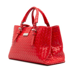 Small Nappa Intrecciato Roma Satchel