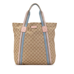 GG Canvas Web Tote