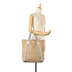 GG Canvas Web Tote