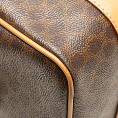 Macadam Coated Canvas Boston Bag