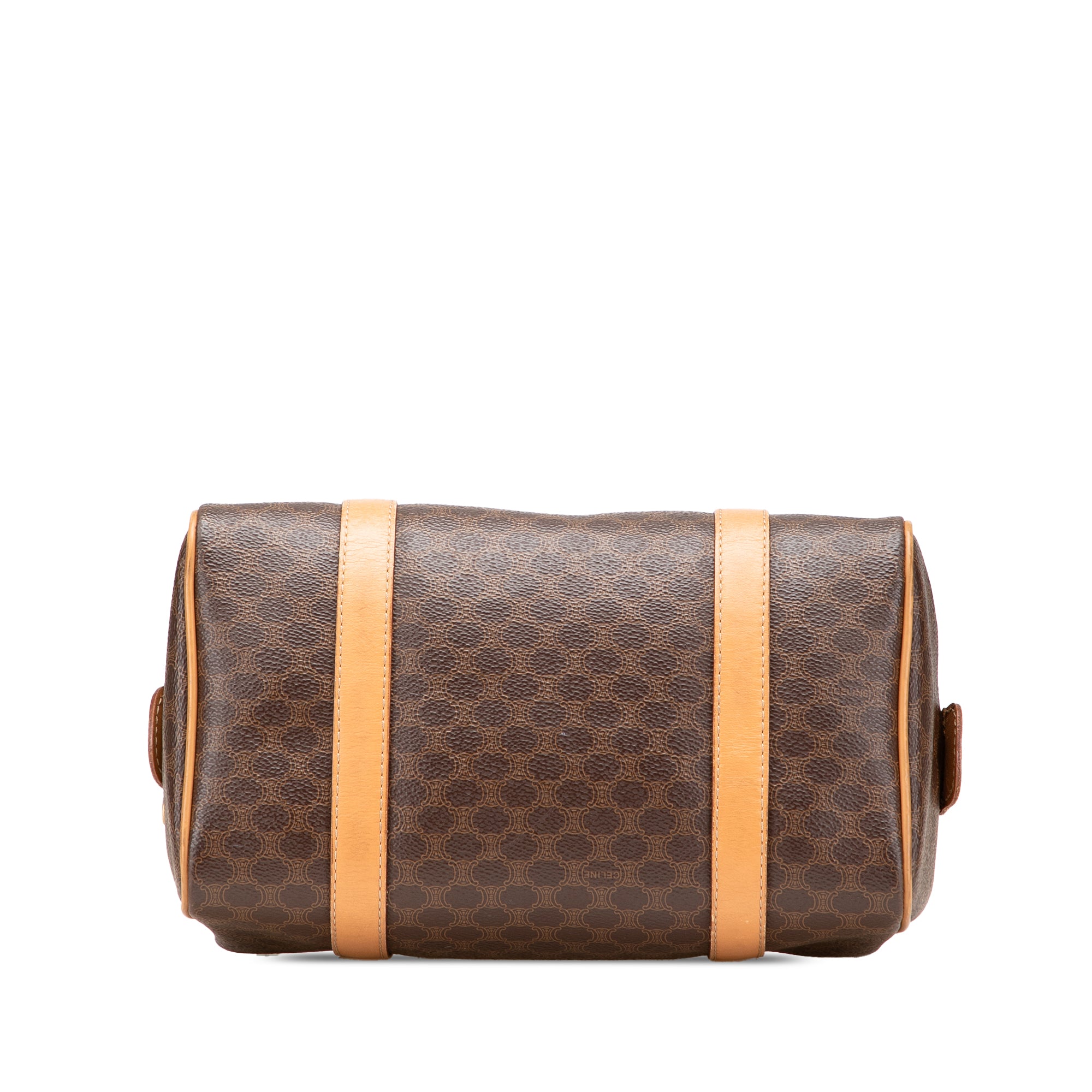 Macadam Coated Canvas Boston Bag
