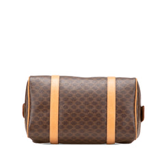 Macadam Coated Canvas Boston Bag