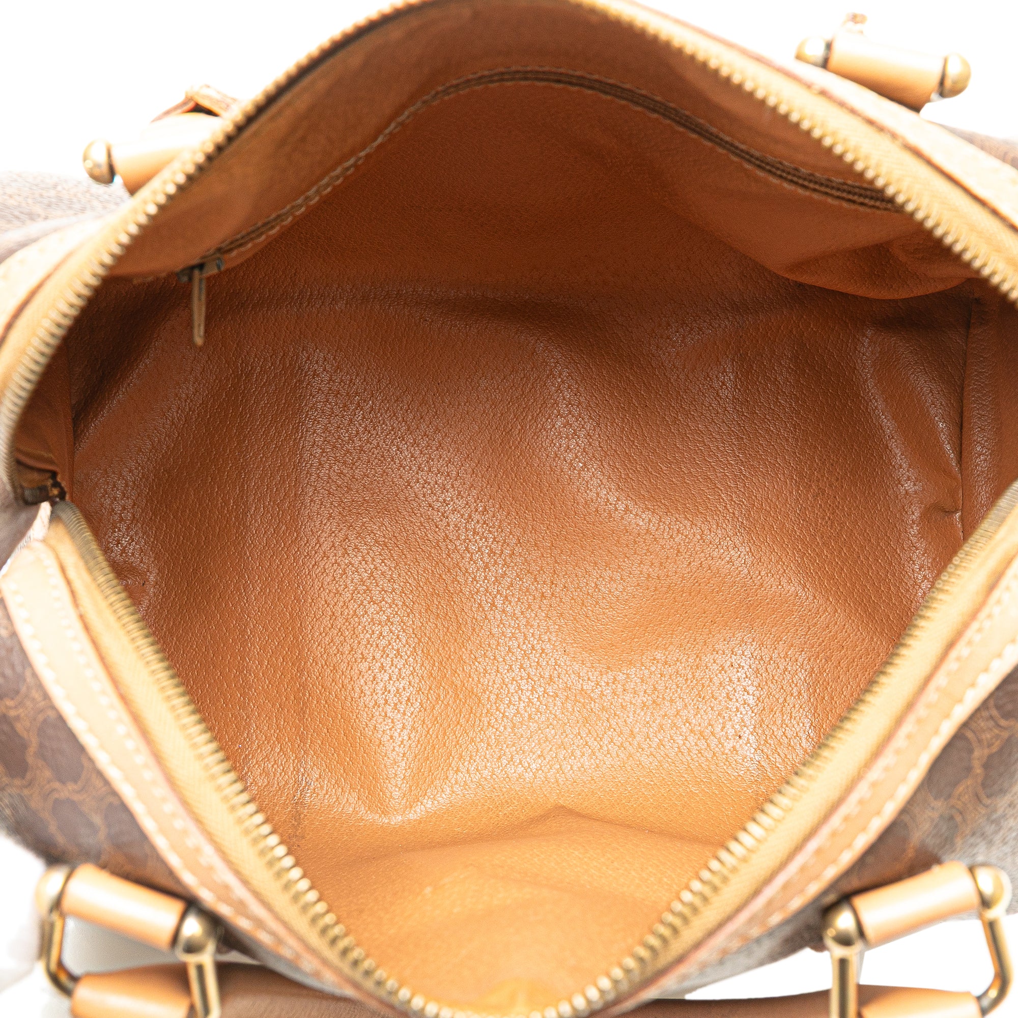 Macadam Coated Canvas Boston Bag