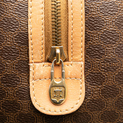 Macadam Coated Canvas Boston Bag