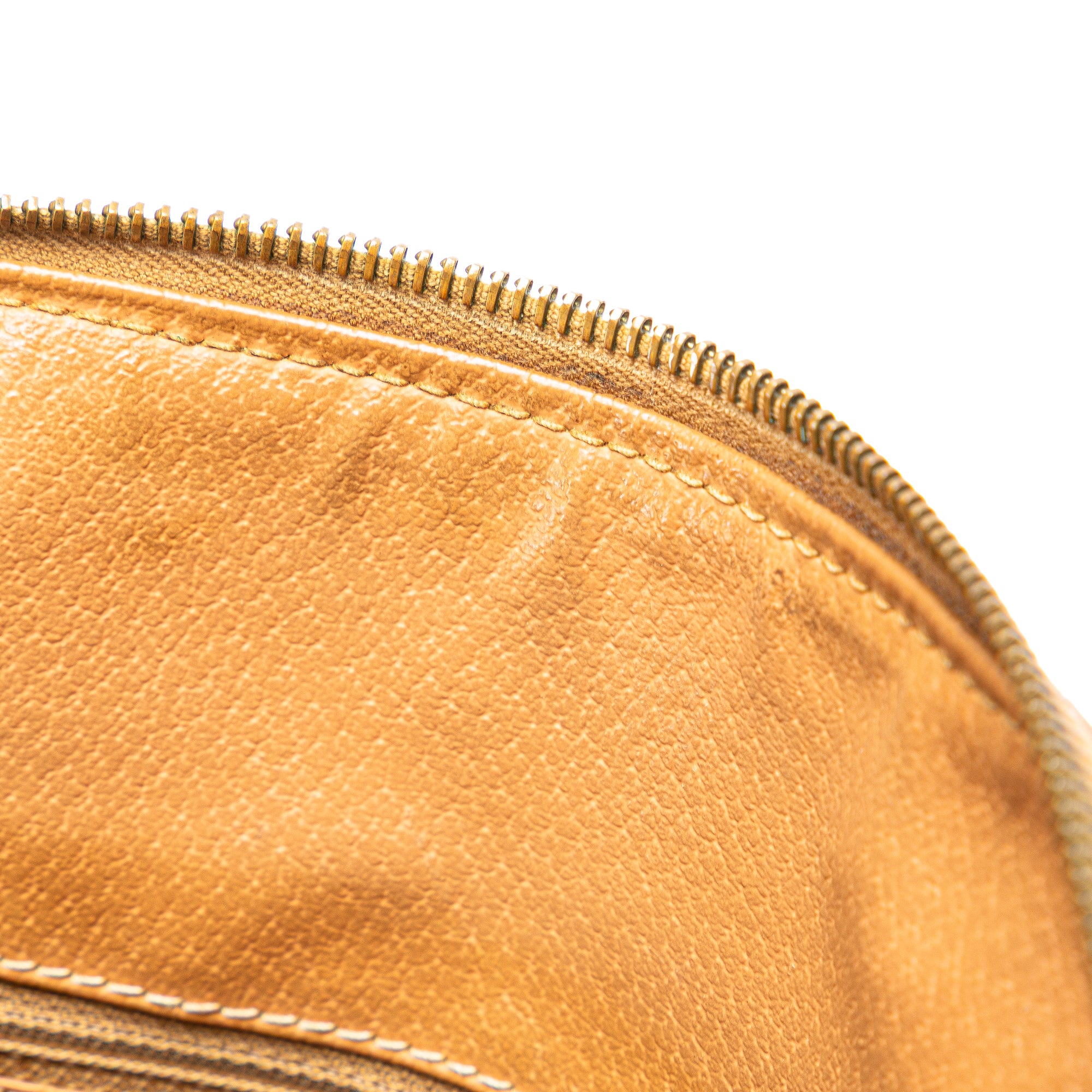 Macadam Coated Canvas Boston Bag