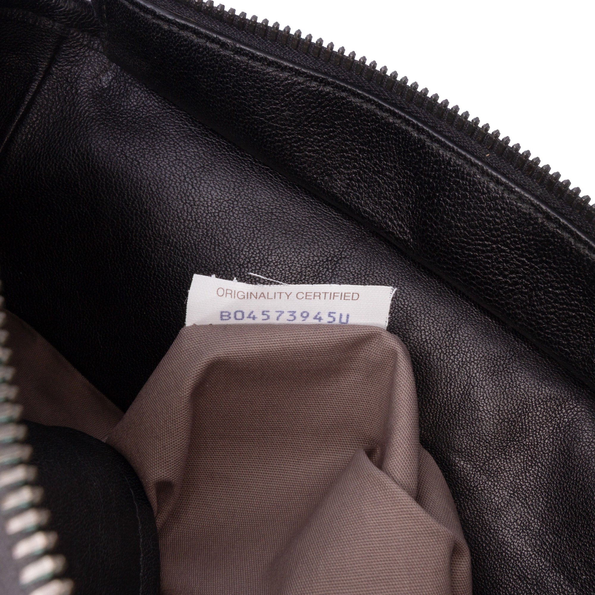 Bicolor Leather Intrecciato Tote
