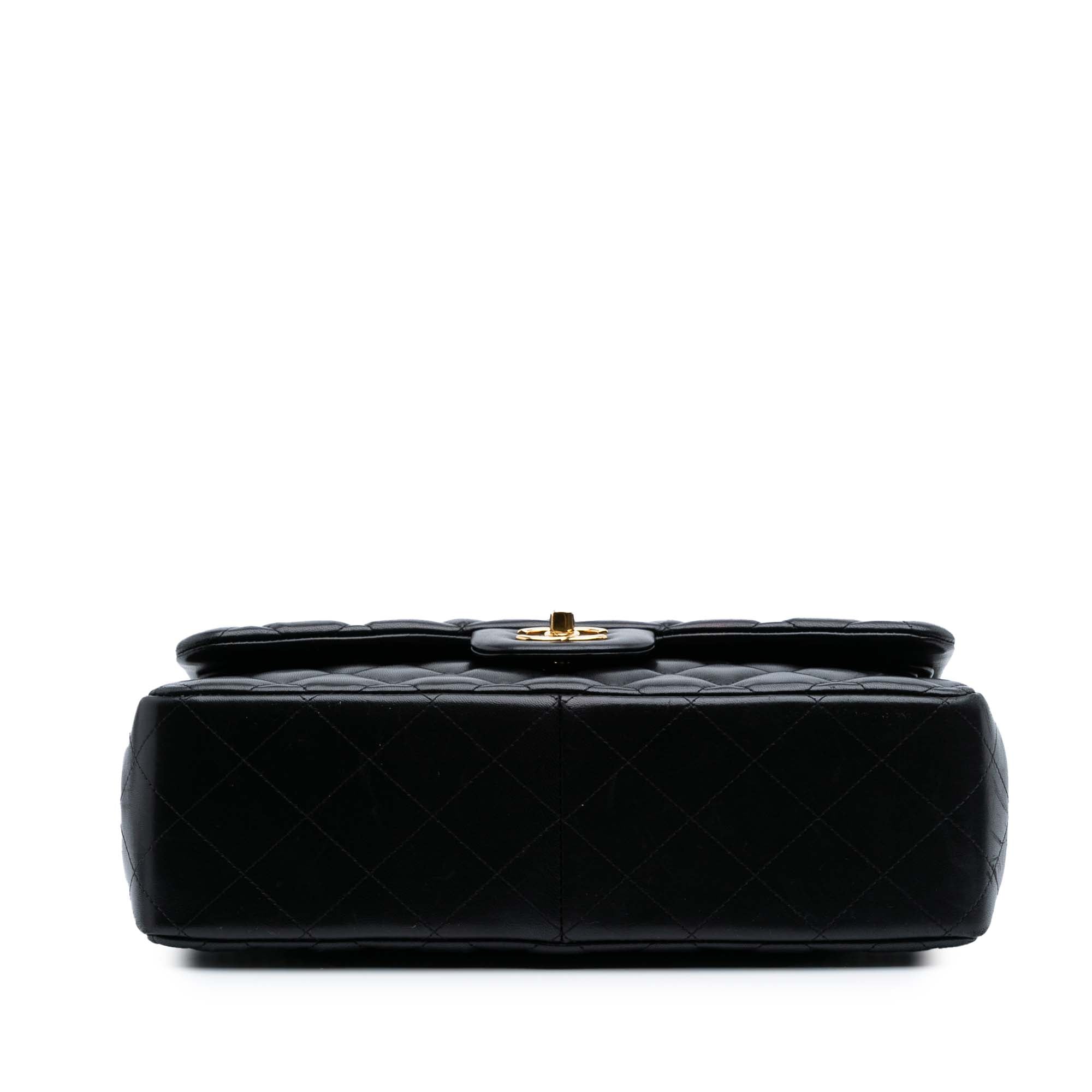 Jumbo Classic Lambskin Double Flap