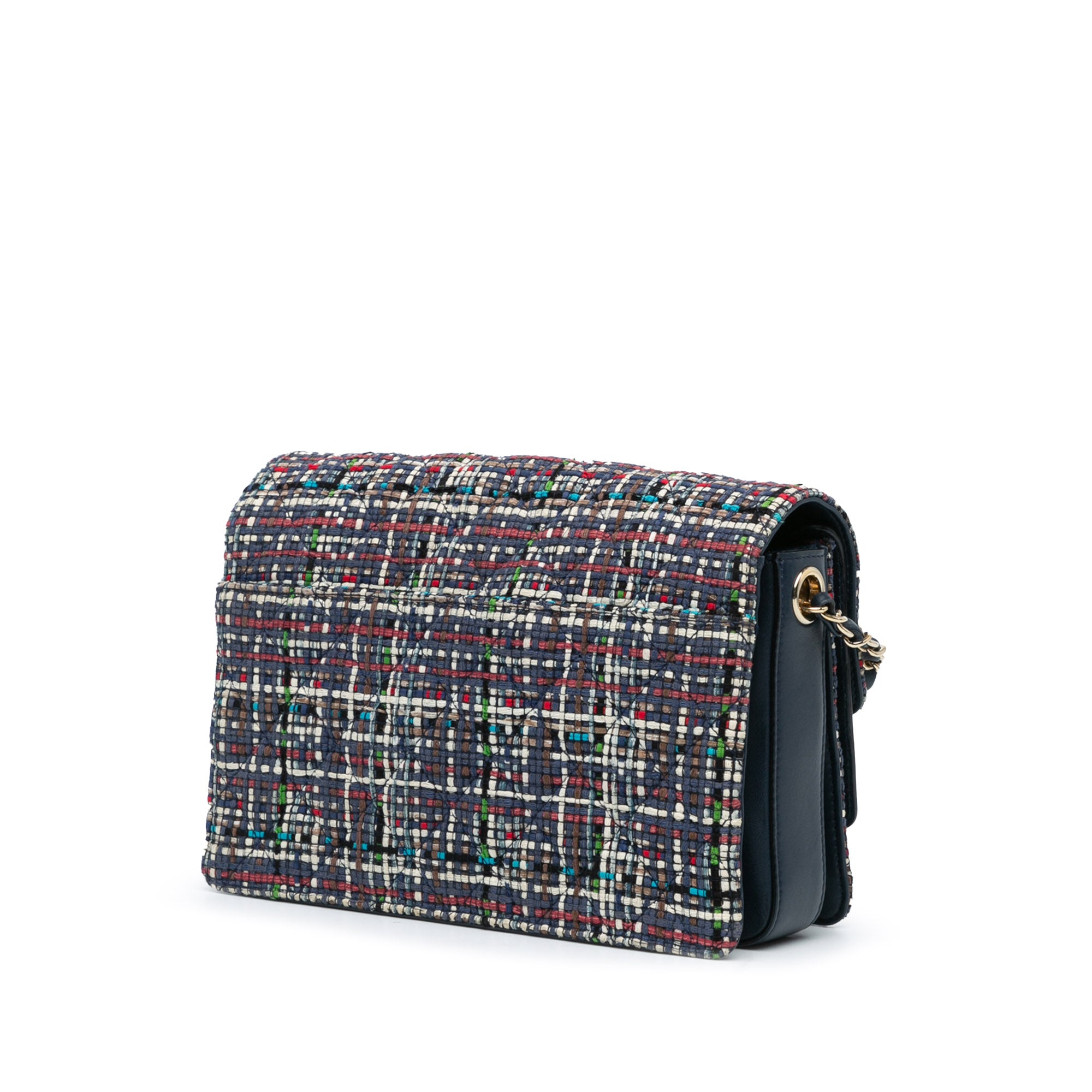 CC Multicolor Tweed Double Flap