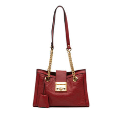 Small Guccissima Padlock Tote