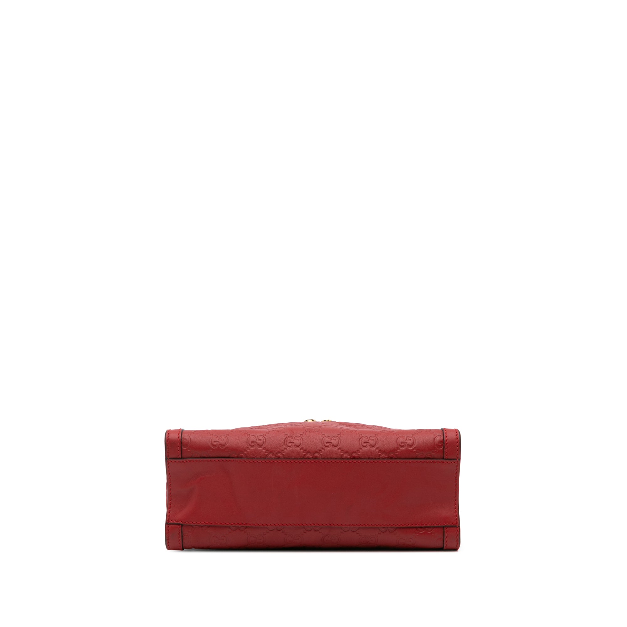 Small Guccissima Padlock Tote