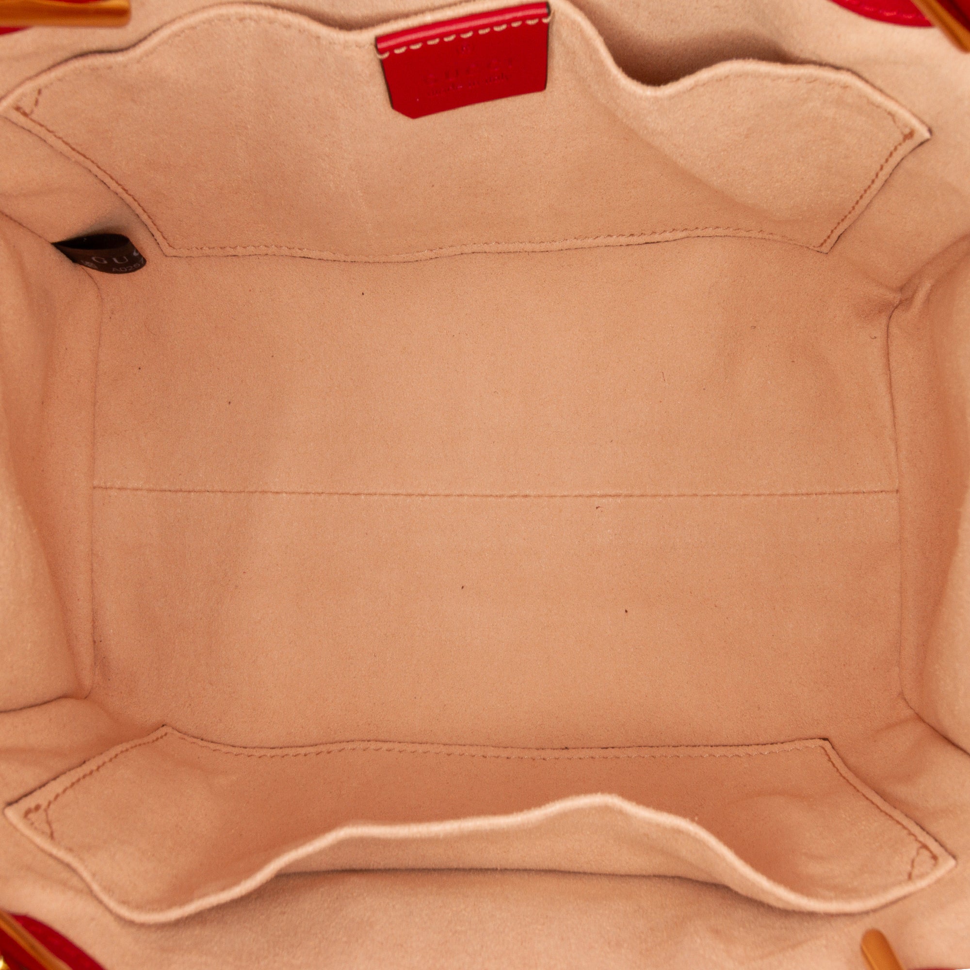 Small Guccissima Padlock Tote