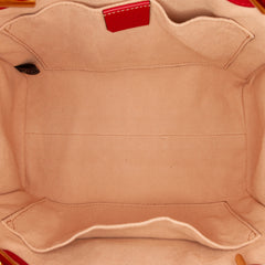 Small Guccissima Padlock Tote