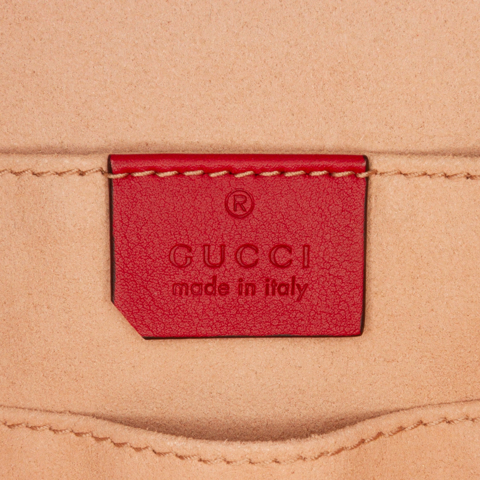 Small Guccissima Padlock Tote