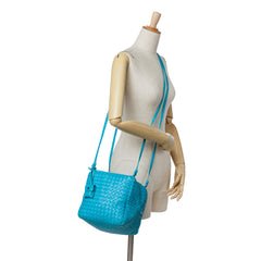 Nappa Intrecciato Cube Crossbody