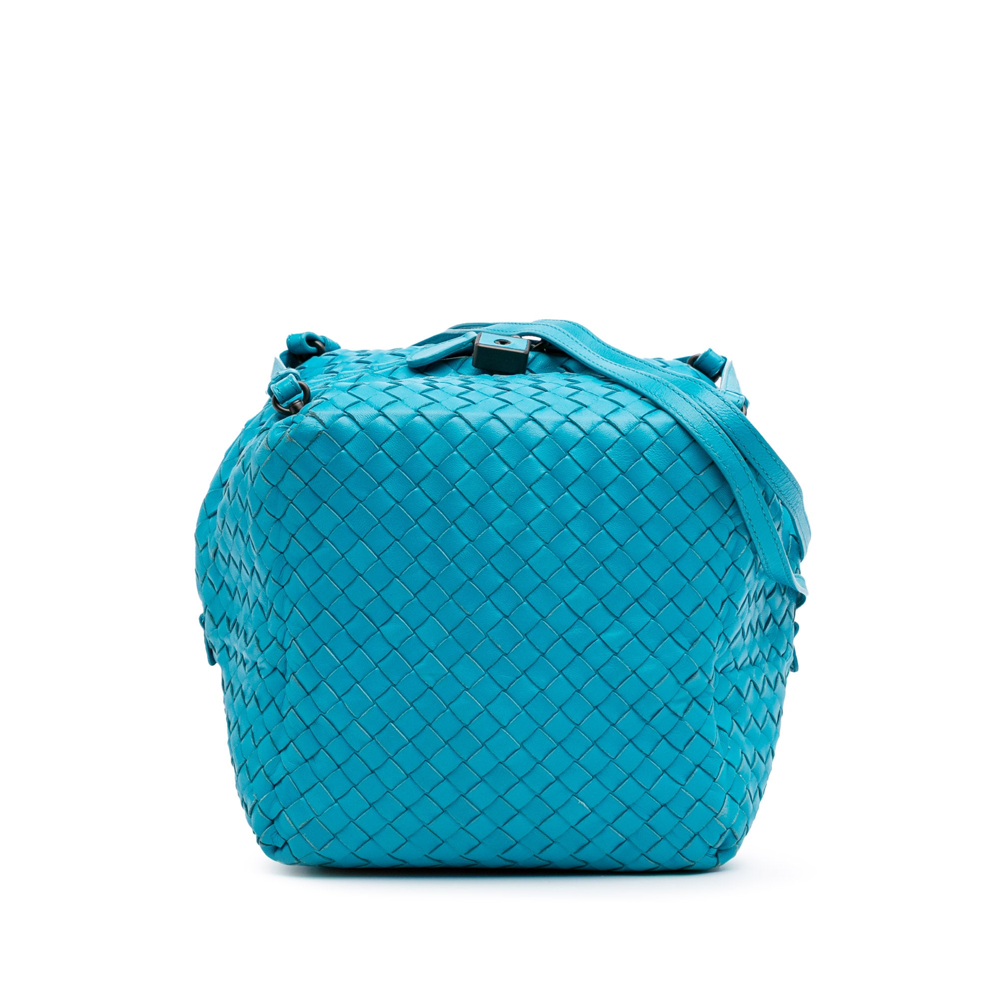 Nappa Intrecciato Cube Crossbody