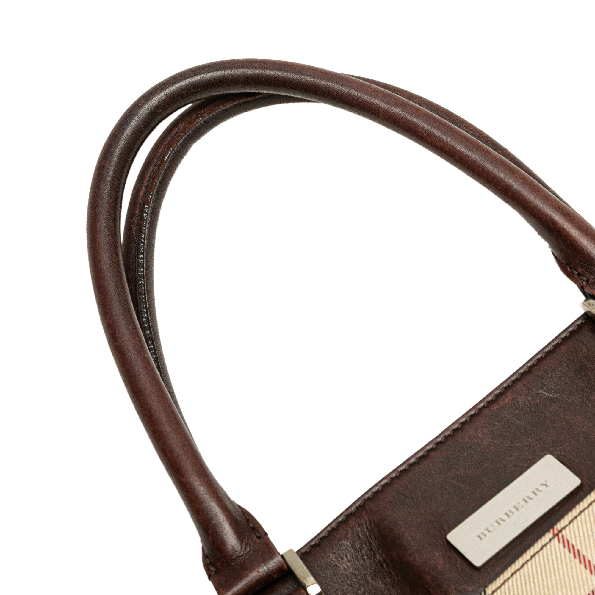 House Check Canvas Tote