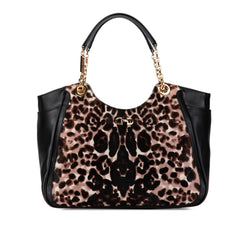 Pony Hair Leopard Print Betulla Tote