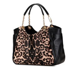 Pony Hair Leopard Print Betulla Tote