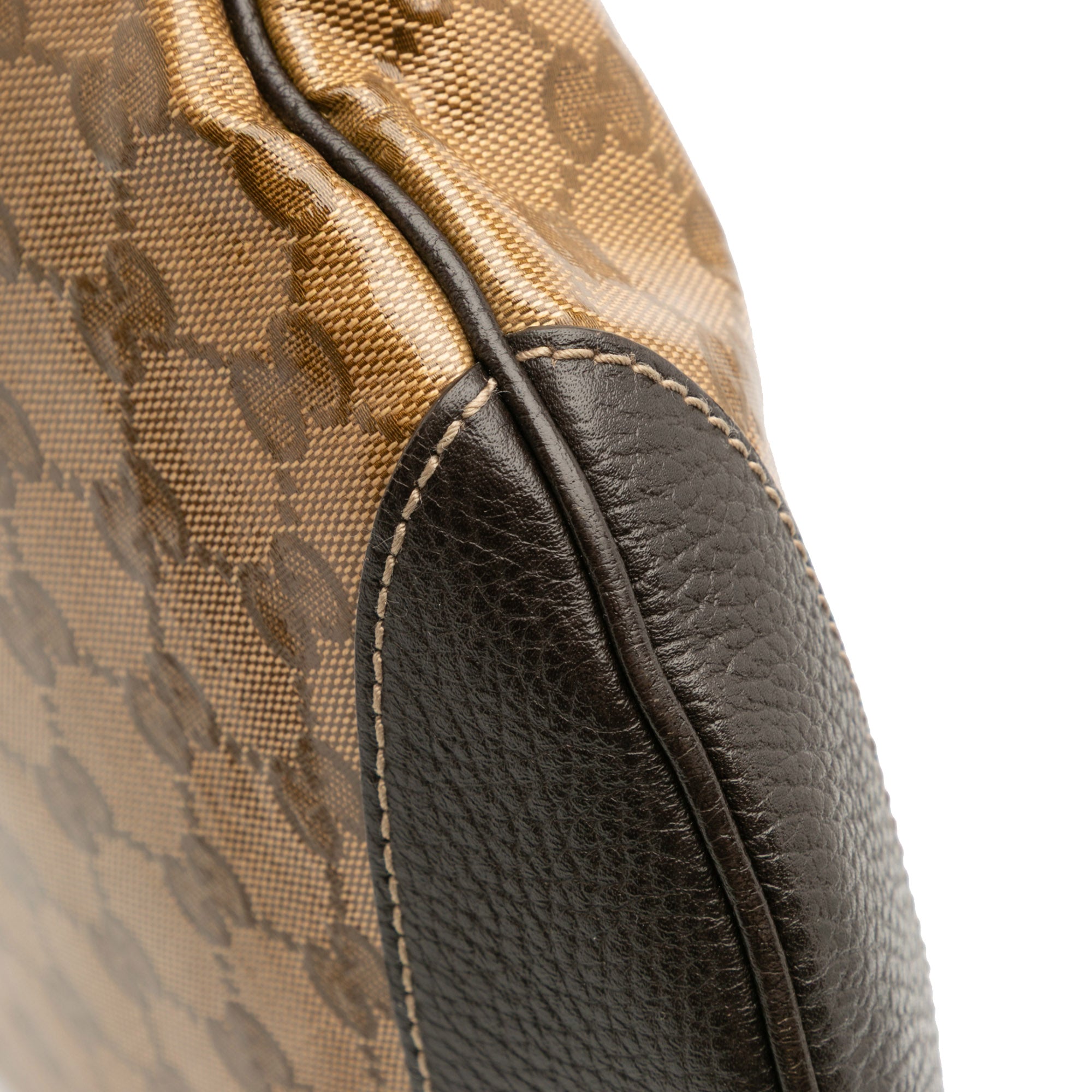 Large GG Crystal Half Moon Crossbody