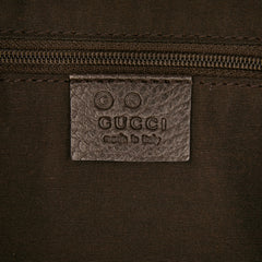 Large GG Crystal Half Moon Crossbody